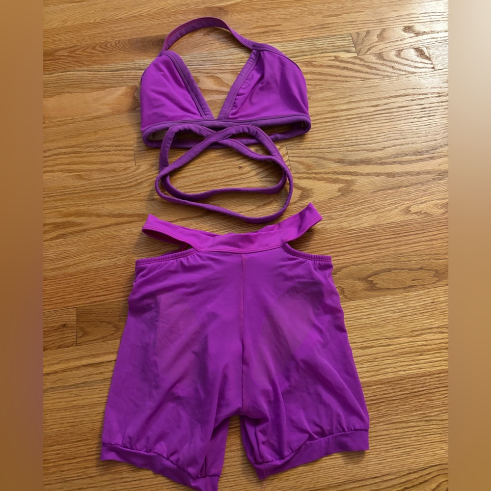 Second Skin Dancewear Purple Set